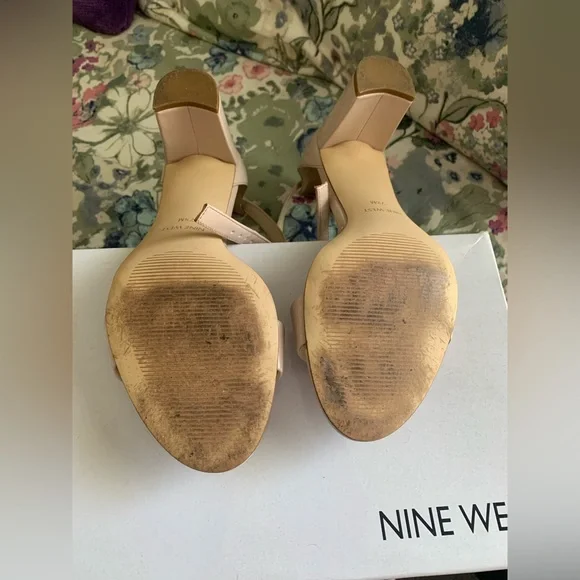 Nine West Nude Sandals - Picture 3 of 3